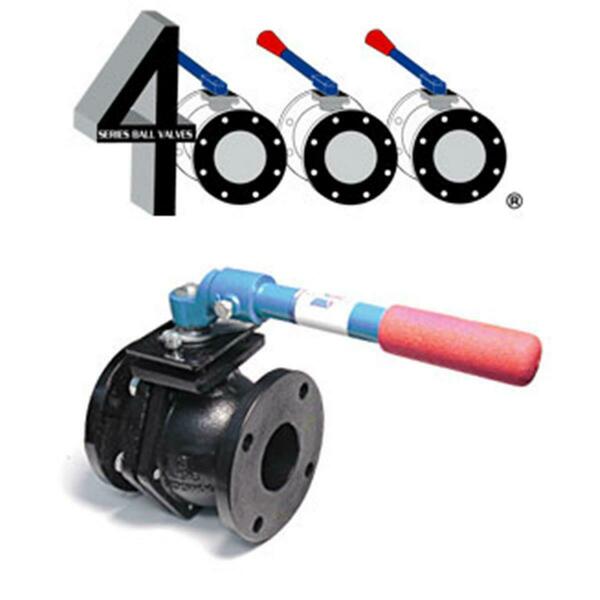 American Valve 4000 6 6 in. Cast Iron Flanged Ball Valve 4000 6&quot;